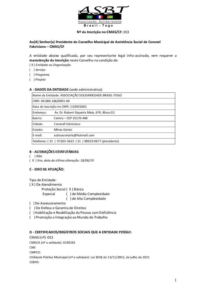 thumbnail of ASBT Relatório de Atividades 2021